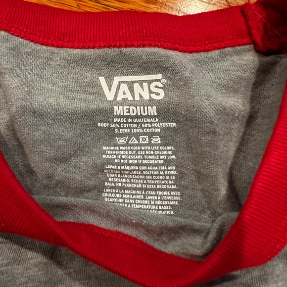 VANS 3/4 SLEEVE BASEBALL TEE - Picture 4 of 5